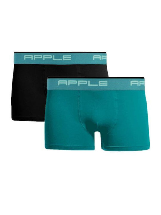 Apple Boxer Boxeri pentru bărbați Verzi 2Pachet