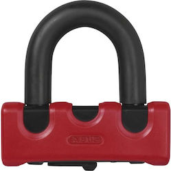 Abus Granit Motorcycle Shackle Lock in Red