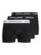 Herren Boxershorts Black/White 3Packung