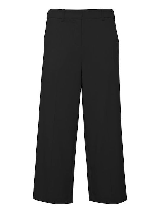 B.Younq Women's Fabric Trousers Black