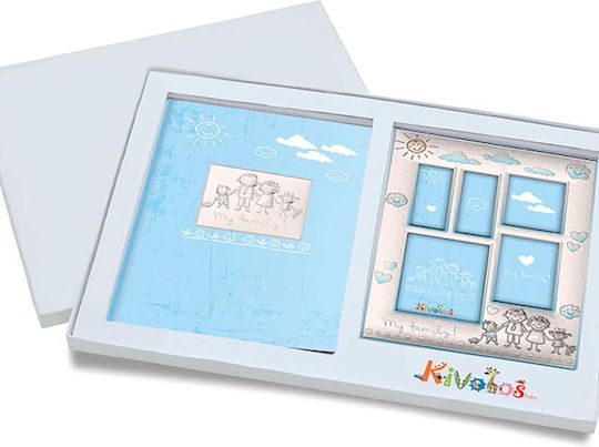 Slevori Familienmotiv Kinder Multiframe Silber