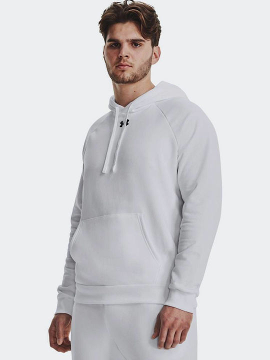 Under Armour Rival Sweatshirt mit Kapuze Weiß