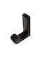 CMSpa Wall Hanger Metal Black 4x1.5x4.5cm