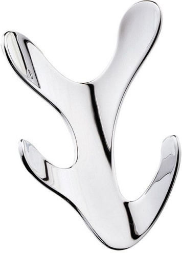 Viobrass Wall Hanger Metal Silver 11.7x7.8cm