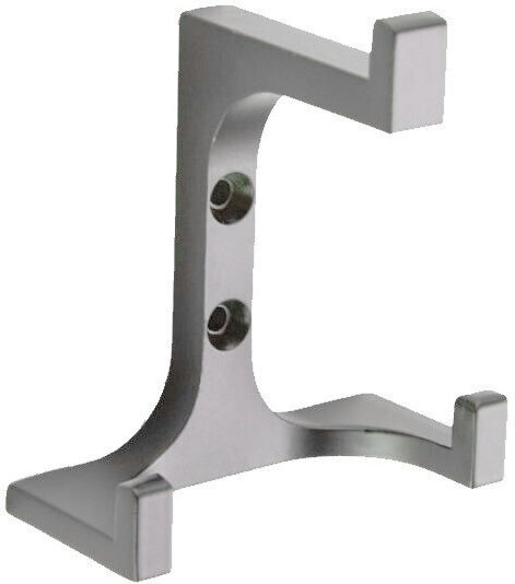 Finetto Metal Wall Hanger 3 Hooks Silver 8.5x7cm