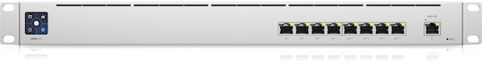 Ubiquiti Mission Critical Unmanaged L2 PoE+ Switch με 8 Θύρες Gigabit (1Gbps) Ethernet