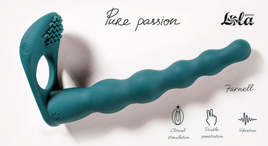 Passion Strapless Strap On σε Πράσινο Χρώμα