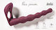 Passion Trägerlos Strap On mit Dildo in Rot Farbe
