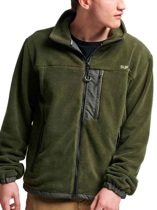Ανδρική Ζακέτα Fleece Χακί