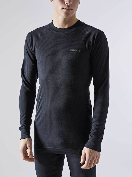 Craft Baselayer Ανδρική Ισοθερμική Μακρυμάνικη Μπλούζα Μαύρη