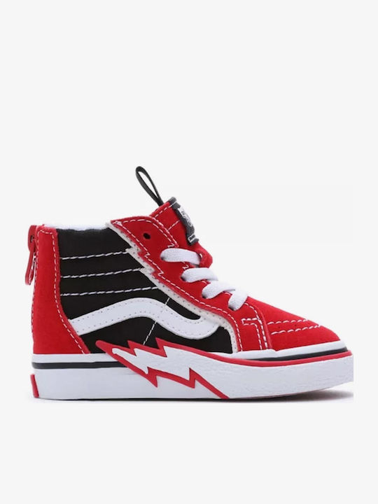 TD SK8-Hi Zip Kids Sneakers High Red