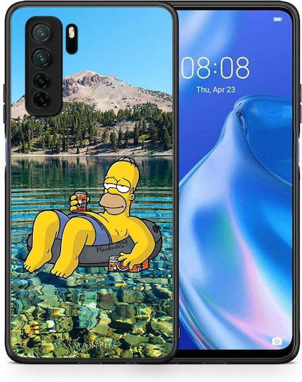 Smartfits Summer Happiness Back Cover Yellow (Huawei P40 Lite 5G)