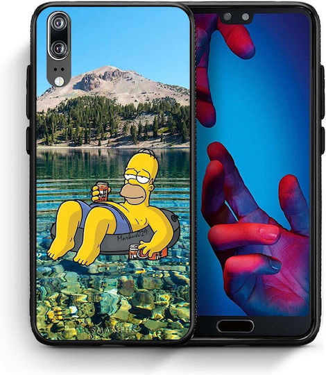 Smartfits Summer Happiness Back Cover Galben (Huawei P20)