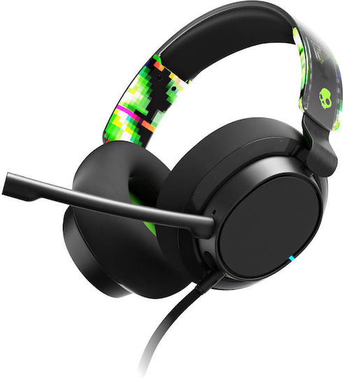 Skullcandy SLYR Pro Digi Hype XB Over Ear Gaming Headset με σύνδεση 3.5mm / USB