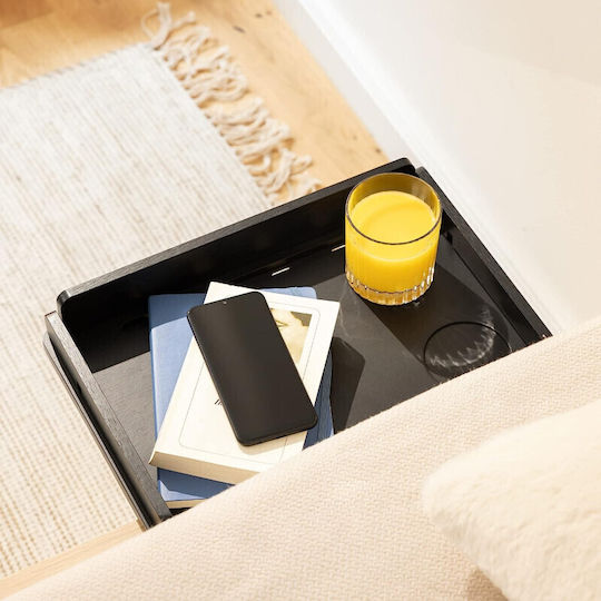 Raft Negru 38x26x11 cm