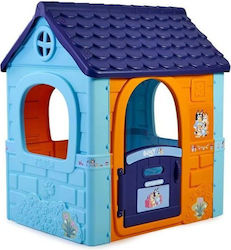 Feber Kunststoff Kinder Spielhaus Garten Bluey House Blau 142x85x108cm
