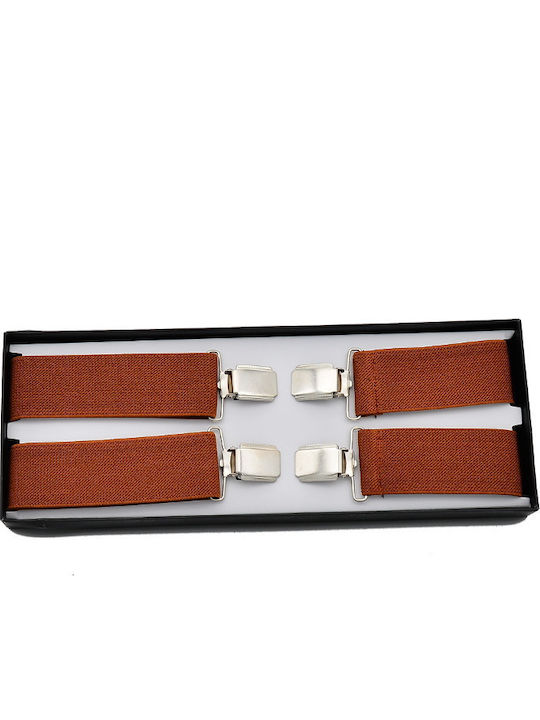 T164b Suspenders Monochrome Brown