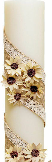 Wedding Tapered Lamp with Lace