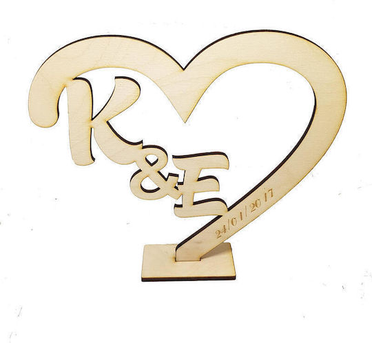 Woodseason Wedding Decoration from Wood 17cm