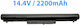 Avizar Compatible Battery for HP Pavilion with 2200mAh