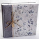 Kinderalbum Giardino 100 Seiten Gray mit Reispapier 32x32cm
