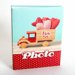 Photo Album for 200 Photos, size 10x15cm, Red 10x15cm