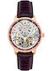 Thomas Earnshaw Men's Watch 42mm Battery with Gold Leather Strap
