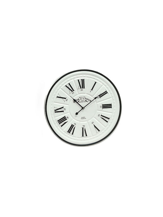 General Trade Wanduhr Metallisch Schwarz Ø55cm