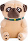 Vip Baby Dolls Plush Puppy Vip Baby Dolls Stuffed Pug 30 cm
