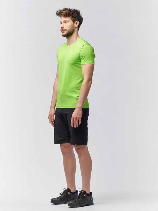 Salewa Bărbați T-shirt Sportiv cu Mânecă Scurtă Verde