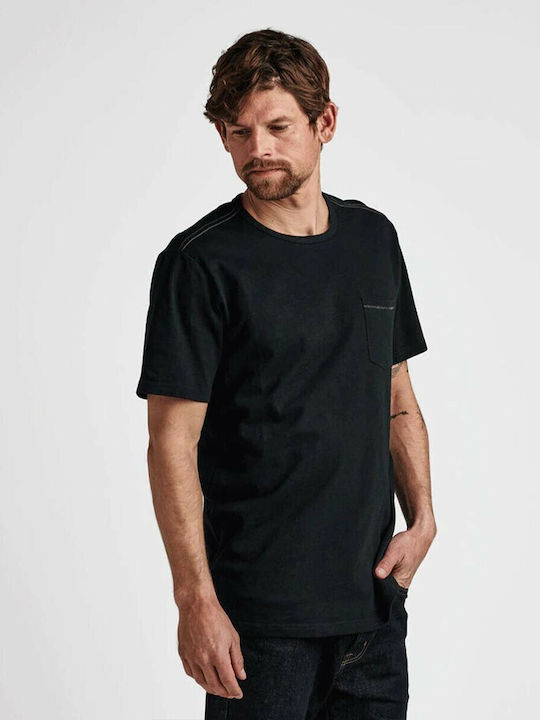 Roark Revival Well Worn Midweight Men's Short Sleeve T-shirt Black