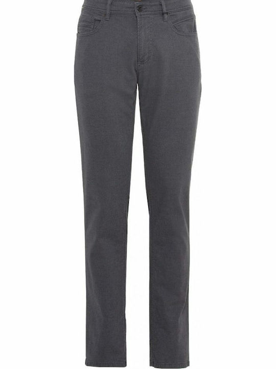 Trousers Elastic in Slim Fit Gray