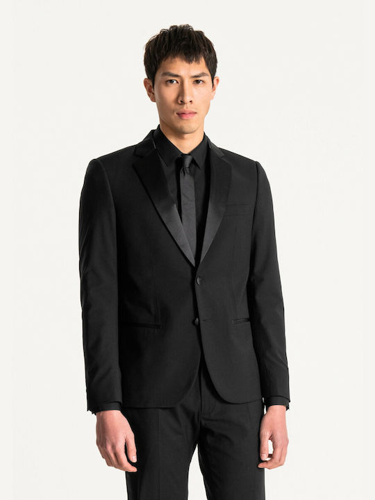 Antony Morato Men's Suit Jacket Black