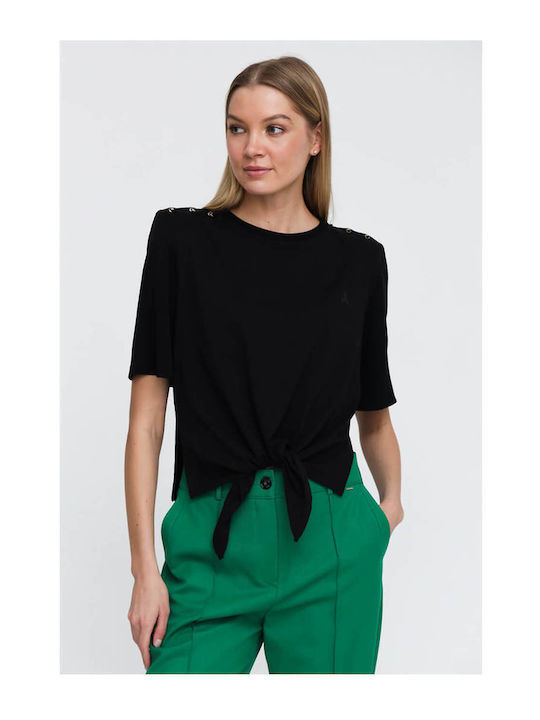 Patrizia Pepe Damen T-shirt Schwarz