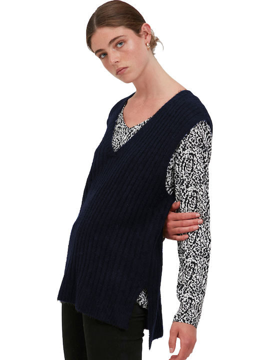 Women's Sleeveless Sweater Black
