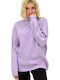 Women's Long Sleeve Sweater Turtleneck Lilacc