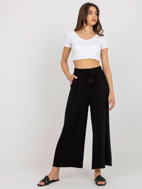 Sublevel Femei Tesatura Pantaloni Negru