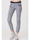 Ashley Smith Punx Show Pant Vintage Γυναικείο Υφασμάτινο Παντελόνι Λευκό