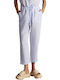 Women's Linen Trousers Black