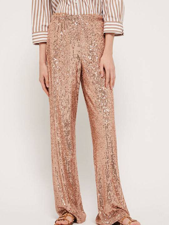 Women's Fabric Trousers Black