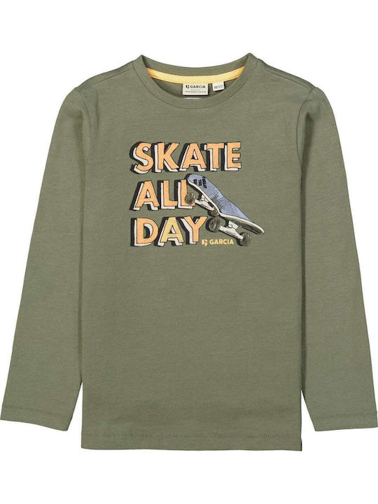 Kids' Shirt Long Sleeve Khaki Ls