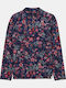Kinderhemd Langarm Marineblau
