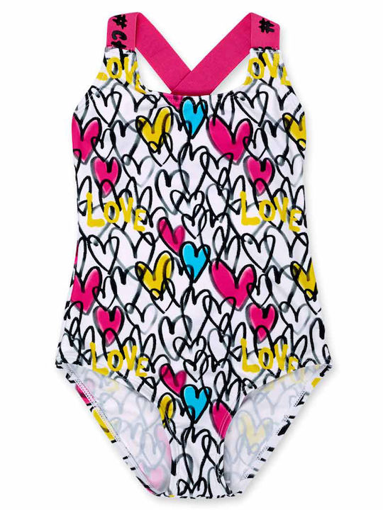 Nath Kids Costum de baie pentru copii Întreg Alb