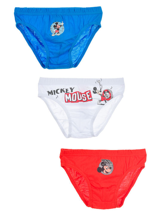 Superheroes Kids Briefs Set Red 3pcs