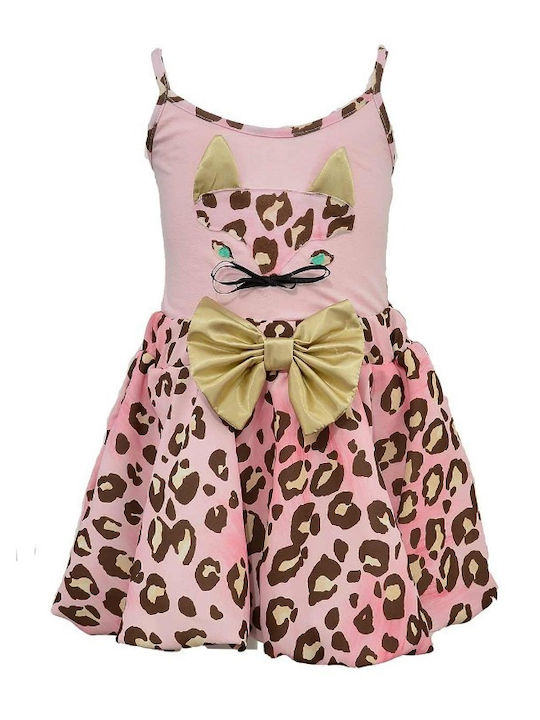 All Stars Kids Dress Animal Print Pink