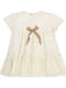 Hortensia Dress Παιδικό Φόρεμα Κοντομάνικο Τούλινο για Παρανυφάκι Εκρού