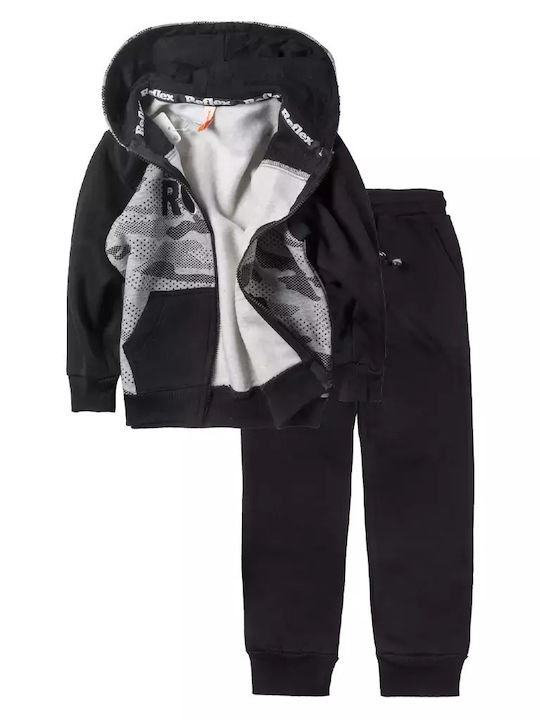Kids Sweatpants Set Black 2pcs