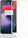 Tempereg Glass Adeziv complet Full Face Tempered Glass Alb (OnePlus 6)