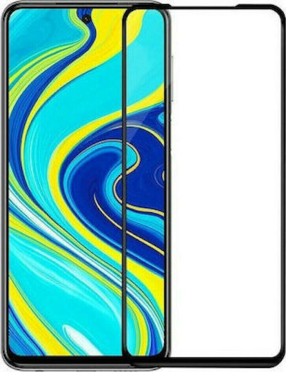 Full Glue Full Face Tempered Glass Μαύρο (Realme 8)