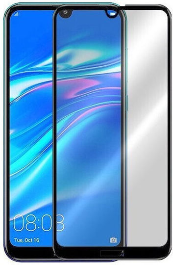 Закалено стъкло за цялото лице Черен (Huawei Y7 2019, Y7 Pro 2019)